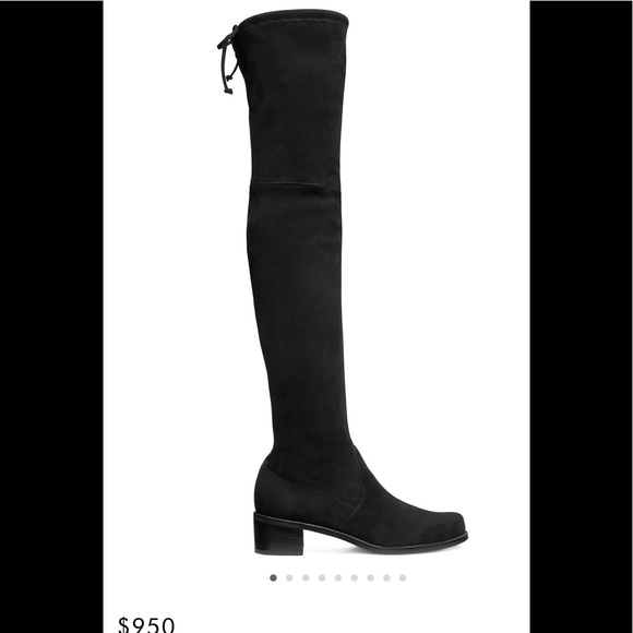 Stuart Weitzman Midland Over-The-Knee Suede Boots,Size-38(EU)/7.5(US) - Picture 6 of 15